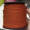 Corda de Aço Inoxidável Trançada à Prova d'Água de 3mm Material Corda de Aço Inoxidável Colorida Corda para Joias DIY Pulseira Corda de Mão Corda para Colar Venda por Atacado