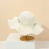 Chapéu de Sol de Verão para Adultos Novos Chapéu de Proteção Solar Feminino Chapéu de Palha de Praia Chapéu de Palha Feminino Versátil Chapéu com Proteção Facial