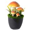 Maceta de lana artificial para plantar hongos, pequeña, fresca, para jardinería doméstica, bonsái de escritorio, planta verde, plantas en maceta, adornos decorativos para el hogar.