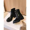 Botines Martin de plataforma gruesa para aumentar la altura para mujeres menudas, estilo retro británico, botines de tacón grueso, botines ajustados elásticos
