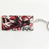 Llaveros acrílicos de anime Naruto en stock, populares colgantes de mochila impresos por ambos lados, venta al por mayor en pequeñas cantidades, entrega rápida