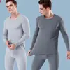 Traje de ropa interior larga para hombre suéter básico para niños cómodo talla extra ropa interior térmica para hombre invierno