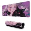 Mouse Pad para Jogo Estilo Anime Super Grande Borda Travada Menino E-sports Jogo Computador Pad Grande para Teclado Espessado Antiderrapante