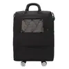 Bolsa de viaje transfronteriza de gran capacidad, conveniente para salir, ruedas universales desmontables, bolso de mano, maleta, se puede colocar en un carrito