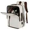 Mochila de Negócios Grande Capacidade Bolsa para Laptop de 16 Polegadas Expansível Carregamento USB Mochila de Viagem Unissex