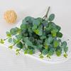 Césped artificial de eucalipto Lysimachia, planta verde artificial para fotografía de bodas, hilera de flores, 9 tenedores, 16 tenedores, suministro directo de fábrica