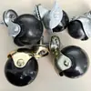 Roda Universal em Forma de Bola 1,5 polegadas 2 polegadas Roda para Móveis para Carrinho, Haste Rosqueada para Sofá, Roda Giratória em Forma de Bola de PP Preto, Personalizável