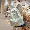 Mochila Escolar Estilo Ins Coreano para Meninas do Ensino Médio, Alto Valor, Fashion, Versátil, Mochila Estilo Faculdade, Mochila Casual de Grande Capacidade