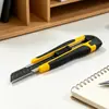 Cúter de alta resistencia, cuchillo para papel tapiz, cuchillo multifuncional de gran tamaño y grosor para cortar papel y paquetes, cuchillo de arte, herramienta de ferretería