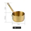 Molheira de Aço Inoxidável 304 com Alça, Molheira para Molho de Bife Estilo Americano, Utensílio para Salada, Prato para Molho Ketchup, Panela para Molho