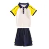 Ropa de Jardín de Infancia Ropa de Primavera y Otoño Ropa de Clase para Niños Conjunto de Dos Piezas Uniforme Escolar Traje Deportivo de Otoño Reunión Deportiva de Estudiantes de Primaria Tendencia