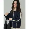 Chamarra Sudadera Suelta sin Capucha de Cuello Alto Mozao para Mujer 2026 Nueva Primavera Corta Casual tipo Béisbol para Mujeres Petitas