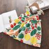 Estilo Vacacional Verano Nueva Llegada Vestido Slip Niña 1-7 Años Vestido Estampado Flor Moño Colorido Vestidito