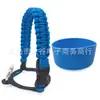 Alça de Corda Paracord para Garrafa de Água em Estoque Transfronteiriça, Manga Portátil para Copo Espacial, Alça de Transporte de Copo com Manga de Base de Silicone para Garrafa de Água Portátil ao Ar Livre