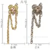 Colgante Lz Joyería para Uñas de Aleación Estilo Oscuro Flor Corazón Telaraña Cadena Borla Estrella de Mar Cruz Uña