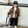 Chaqueta de Otoño para Niños 2026 Nueva Moda Elegante Ropa de Mezclilla para Niños y Jóvenes para Primavera y Otoño