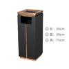 Cubo de Cenizas de Venta Caliente Vestíbulo de Hotel Papelera de Acero Inoxidable de Alta Gama con Cenicero Pasillo de Empresa Entrada de Ascensor Comercial