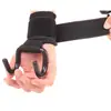 Protecciones para las manos para levantamiento de pesas, muñequeras para dominadas, ganchos para barra de dominadas, equipo deportivo para entrenamiento de fuerza, ganchos de soporte para manos no restrictivos