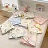 Manta de Algodão Tricotada Classe A, Manta Decorativa Estampada de Desenho Animado, Manta de Escritório, Manta para Soneca, Manta Pequena Infantil, Lavável à Máquina