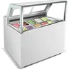 Vitrina Refrigerada Comercial para Helados, Congelador para Paletas, Congelador de Helados Haagen-Dazs, Congelador de Yogur Frito, Gabinete de Conservación Fresca