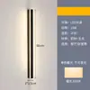 Lámpara de pared lineal minimalista transfronteriza, luz lineal moderna para mesita de noche y escalera, lámpara de pared para pasillo, lámpara de mesita de noche de lujo ligero