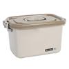 Caja de Almacenamiento de Plástico con Tapa y Asa de Cierre a Presión para Juguetes y Ropa de Niños, Caja de Almacenamiento con Ruedas