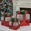 Decoraciones navideñas, arte en hierro con luces, cajas de regalo, arreglos de exhibición para centros comerciales y hoteles, adornos para árboles de Navidad