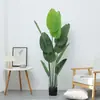 Árvore de simulação planta bonsai planta em vaso shopping center escritório sala de estar decoração flor flor artificial planta verde banana de viajante atacado