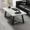 Mesa de centro apartamento pequeño hogar sala de estar lujo ligero moderno sentido de alta gama mesa de té oficina habitación de alquiler uso almacenamiento mesa pequeña