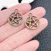 Accesorios de Joyería DIY Retro Aleación Colgante Carta del Tarot Estrella de Cinco Puntas Poder de la Estrella Collar Colgante Pulsera Transfronterizo