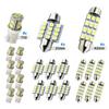 Set combinado de LED para coche de origen transfronterizo 20 Piezas T10 de doble punta luz de posición luz de lectura luz de matrícula luz interior