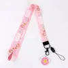 Lindo Cordón de Dibujos Animados para Pareja con Colgante Cuerda para Colgar al Cuello para Teléfono Móvil Apple Colgante Personalizado para Mujer Llavero Anti-Pérdida