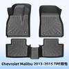 Adecuado para Chevrolet Malibu 2013-2015 Tapetes de Piso Tpe 3D Material para Todo Clima Tapete de Cajuela