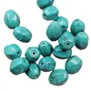 Cuentas Hexagonales Turquesa Imitación Passepartout Jade Imitación Cuentas Sueltas Cuentas Poligonales Turquesa Cuentas Cilíndricas Pulsera Joyería Accesorios Cuentas