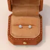 Pendientes Clásicos de Plata de Ley S925 con Circonita para Mujer, Un Quilate, Versátiles, Sencillos, de Gama Alta, Pendientes de Moissanita de Lujo Ligero al por Mayor