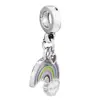 Pulsera Pandora accesorios de joyería femenina DIY corazón de cristal con forma de corona colgante de cuentas regalo del Día de San Valentín