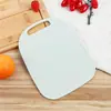 Tábua de Corte Plástica Anti-Mofo Pequena para Cozinha Doméstica, Tábua de Corte PP de Palha de Trigo com Gancho, Tábua para Preparo de Alimentos e Corte de Frutas, Atacado