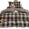 Conjunto de Roupa de Cama Estudantil Super Macio 100% Algodão para Dormir Nu, Conjunto de Três Peças para Estudantes, Cama de Solteiro, Cama Elástica, Conjunto de Quatro Peças 100% Algodão para Dormitório