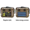 Luz de Trabajo Solar Cob para Exteriores, Luz de Inundación Magnética con Gancho, Recargable Tipo-C, Estilo Camping