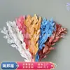 Arranjo de flores eternas folha laranja com ramos de folhagem, materiais florais DIY com toque de alta qualidade, atacado de fabricante de Yunnan, decoração de flores eternas
