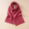 Bufanda de Cachemira para Mujer 100% Cachemira Pura Versátil Simple Jacquard de Tejido de Punto con Patrón de Ondas de Agua Bufanda Cálida para el Cuello