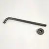 Brazo de Ducha Superior de Acero Inoxidable Tubería Oculta Codo de Tubo Cuadrado para Ducha Cabezal de Ducha Estilo Moderno