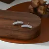 Pendientes de Plata de Ley S925 Diseño de Moda Coreana Circonita para Mujer Exquisitos Estilo Oficina Pendientes de Sonrisa Pendientes Versátiles