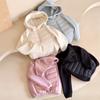 Uniforme Escolar Mágico de Otoño e Invierno para Niños, Abrigo Acolchado con Capucha para Niños y Niñas, Sudadera Corta Cálida para Niños Mayores