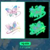 Pegatinas de Tatuaje de Mariposa Abstracta Luminosa y Colorida para Hombres y Mujeres, Impermeables y de Larga Duración, Brazos de Niños, Se Adaptan Naturalmente y Frescas