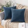 Funda de Almohada de Pana al por Mayor Transfronteriza Funda para Cojín de Sofá Lujo Ligero Tacto de Gama Alta Cojín para Cabecera Cojín para Respaldo Sin Relleno