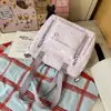 Mochila Escolar de Aspecto Elegante, Casual para Estudiante de Secundaria, Mochila de Gran Capacidad para Mujer, Estilo Universitario, Moderna y Versátil, Mochila para Estudiante Universitario