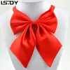Flor de Colarinho Cor Sólida Feminino Formal Profissional Gravata Borboleta Feminina Estilo Preppy Versão Japonesa e Coreana Uniforme de Estudante Banco Hotel Borboleta