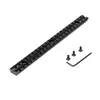 Barra de Riel Táctica Extendida de 230 mm Soporte de Riel Picatinny Aleación de Aluminio