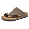 Chanclas de Corcho para Hombre Ruizustock Estilo Coreano Chanclas de Moda para Hombre Zapatos de Playa para Estudiantes Jóvenes Slip-On